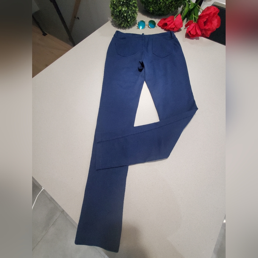 STREETWEAR SOCIETY Beau jegging long bleu foncé, poches latérales et arrières - Picture 5 of 7